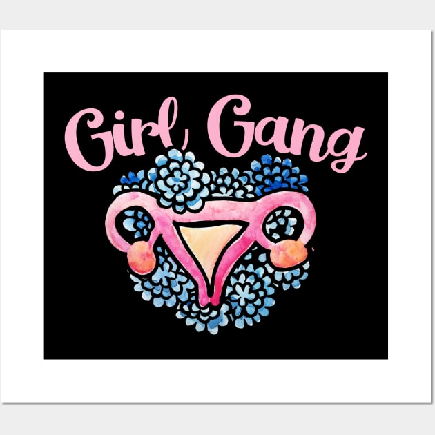 Girl Gang Wall Art by bubbsnugg